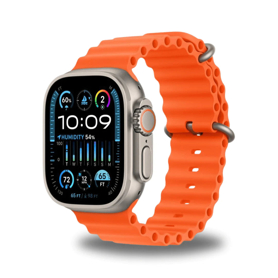 120 Ultra Max Suit Smart Watch – Black Color GOLDEN WHITE AND ORANGE | Big Display | Full Combo Pack